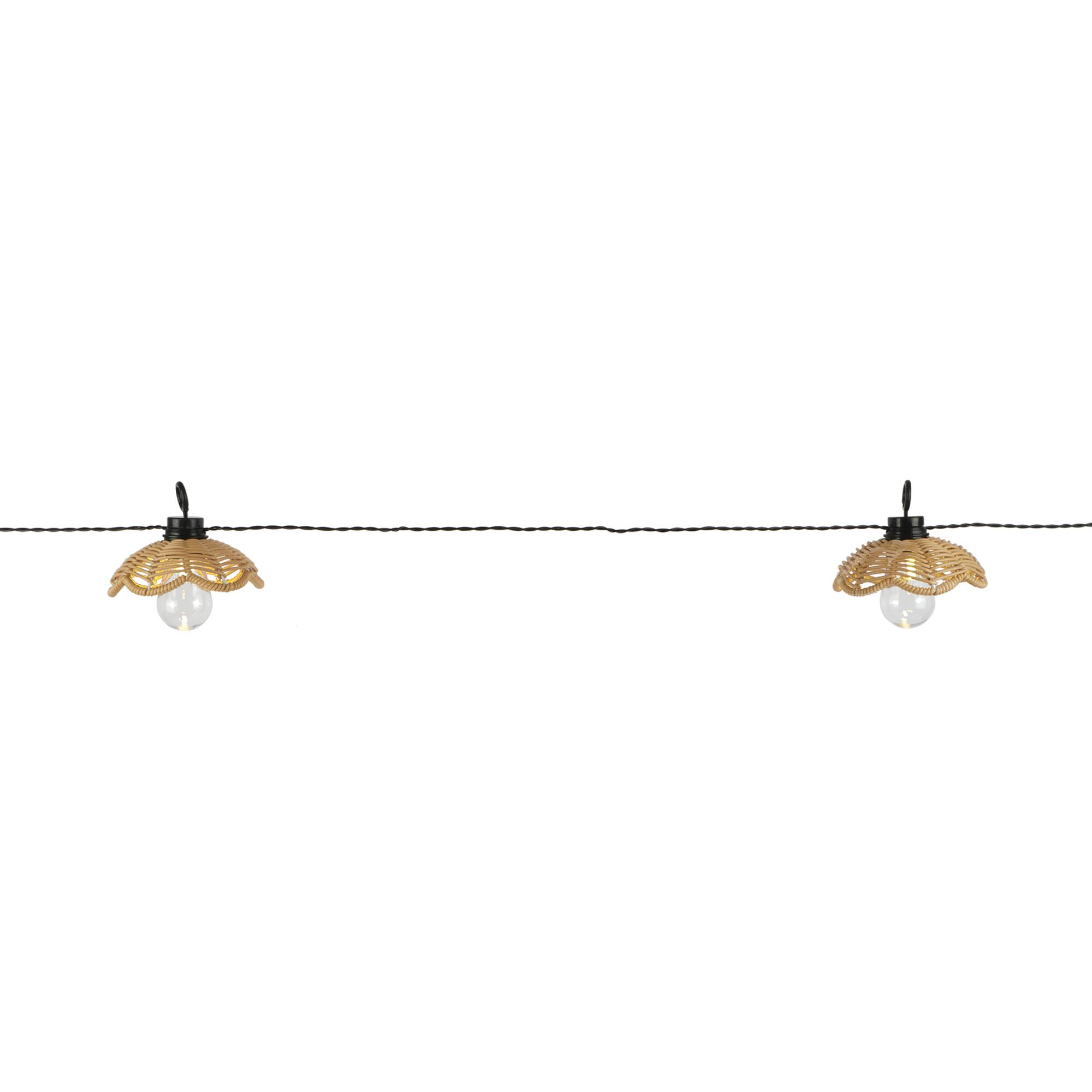 8ct. Rattan Shade String Lights by Ashland®